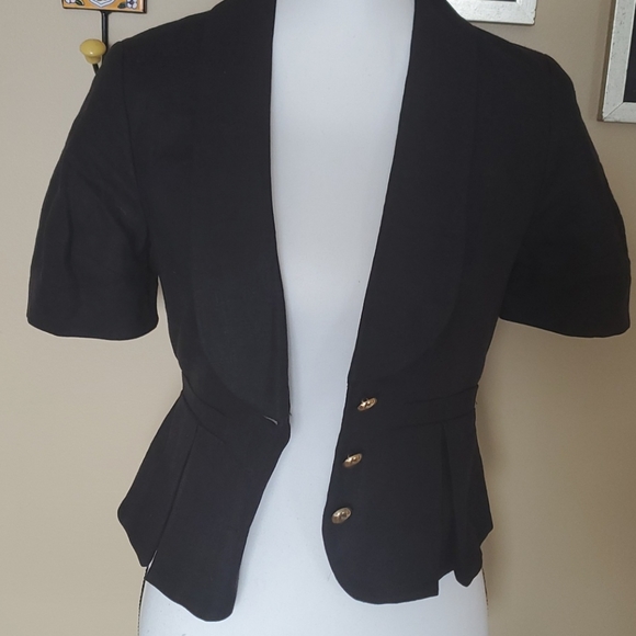 Topshop black jacket - Picture 3 of 12